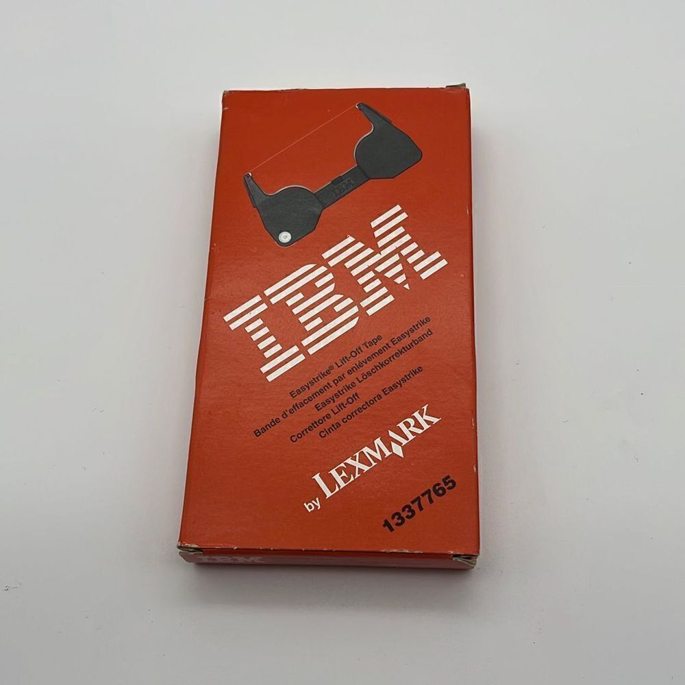 IBM Typewriter Ribbon Lexmark Easy strike Lift Off Tape 1337765 Easystrike‎